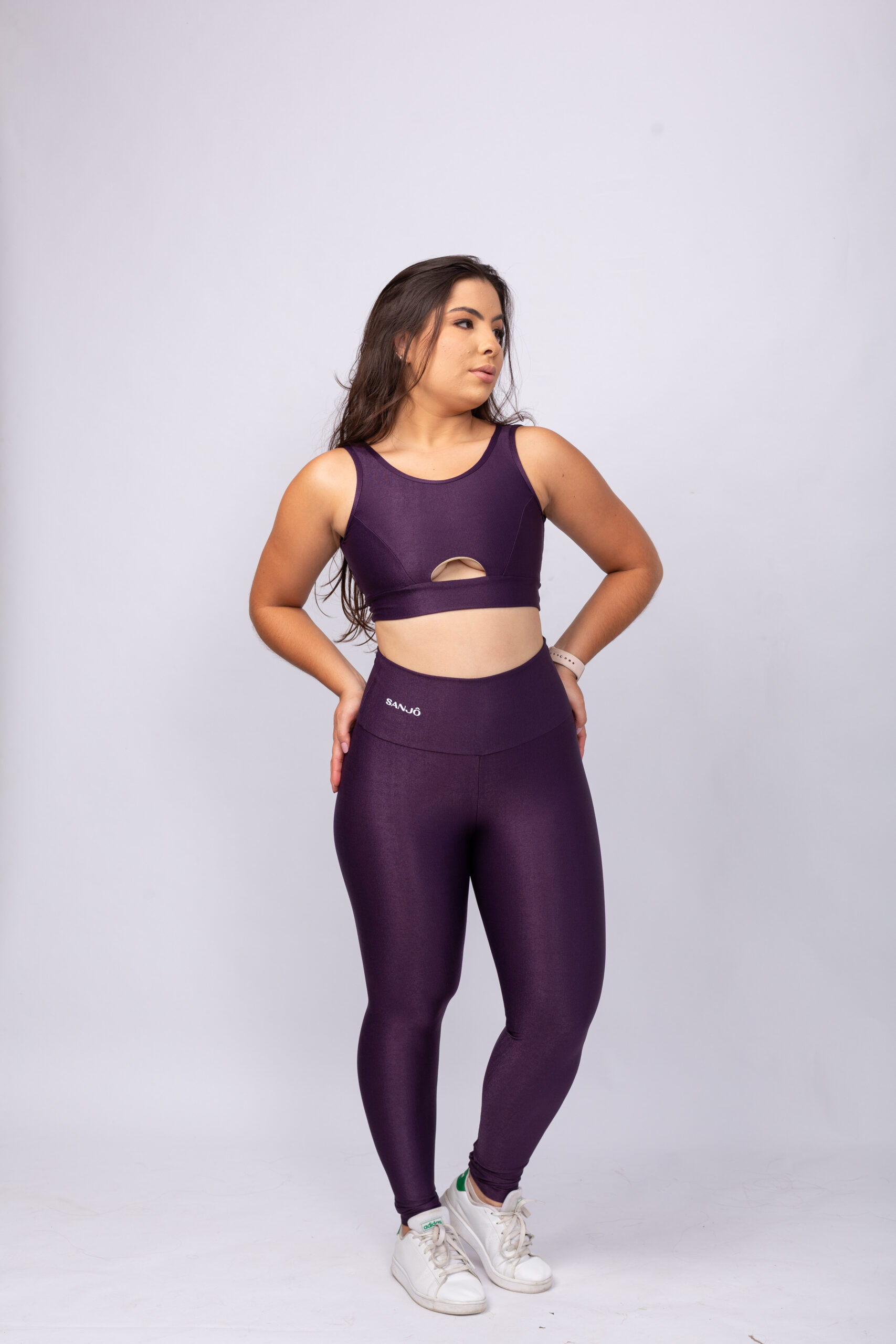 Conjunto de Legging Márcia Açaí Tamanho Único Compressão - Imagem 3