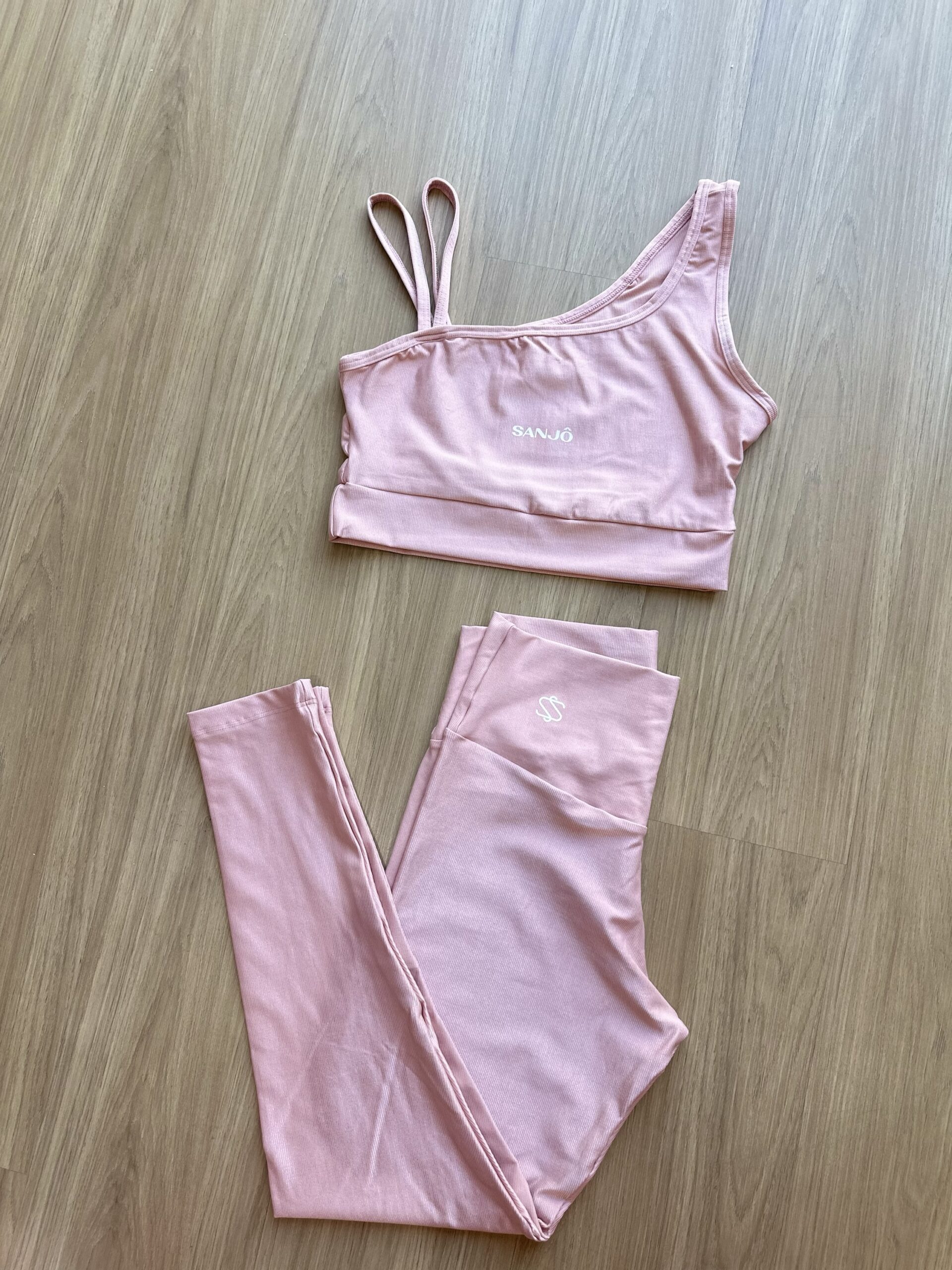 Conjunto de Legging Bela Rose Tamanho Único Compressão