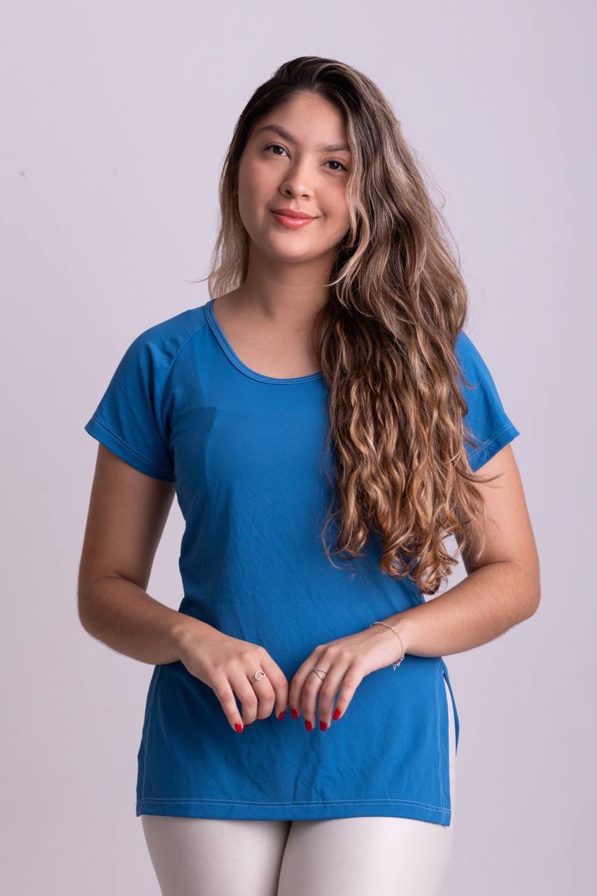 Blusa Tapa Bumbum Azul Dry Fit