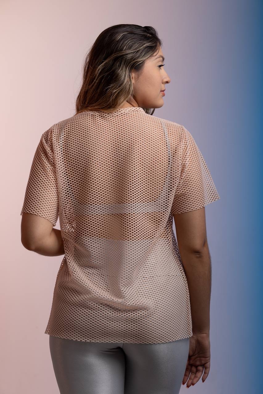 Blusa Arrastão Amêndoa Tamanho Único - Imagem 2