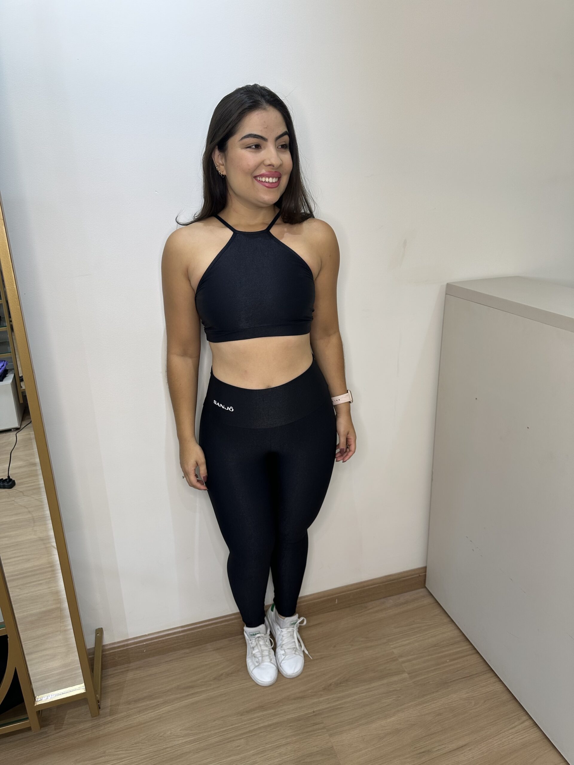 Conjunto de Legging Iza Preto Compressão - Imagem 4