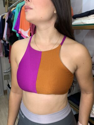 Top Bicolor Terracota c/ Pink