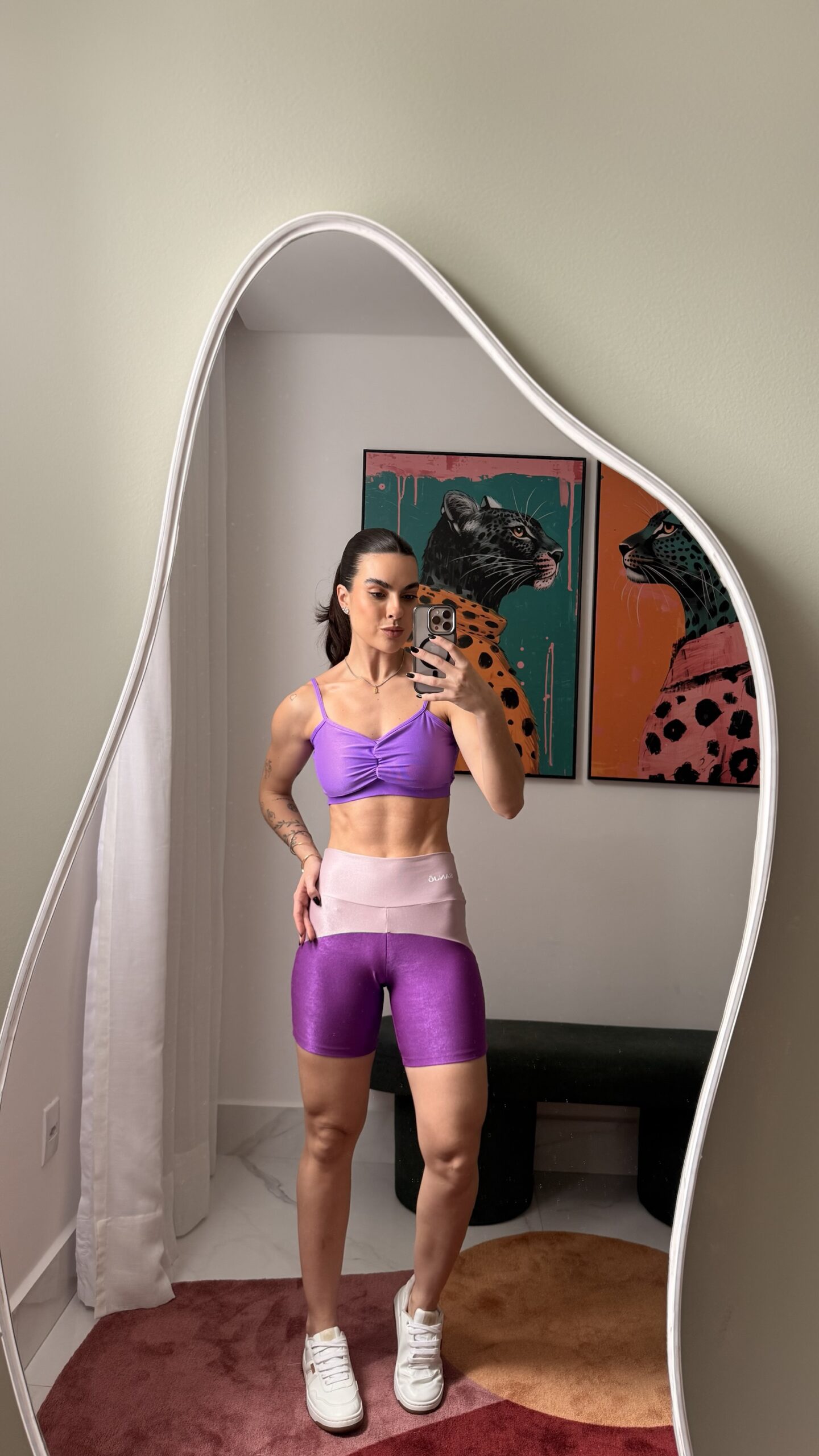 Top Carla Roxo Tam Único - Imagem 2