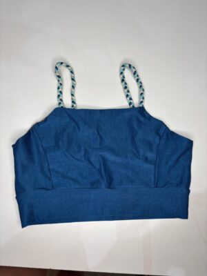 Top Trança G Azul