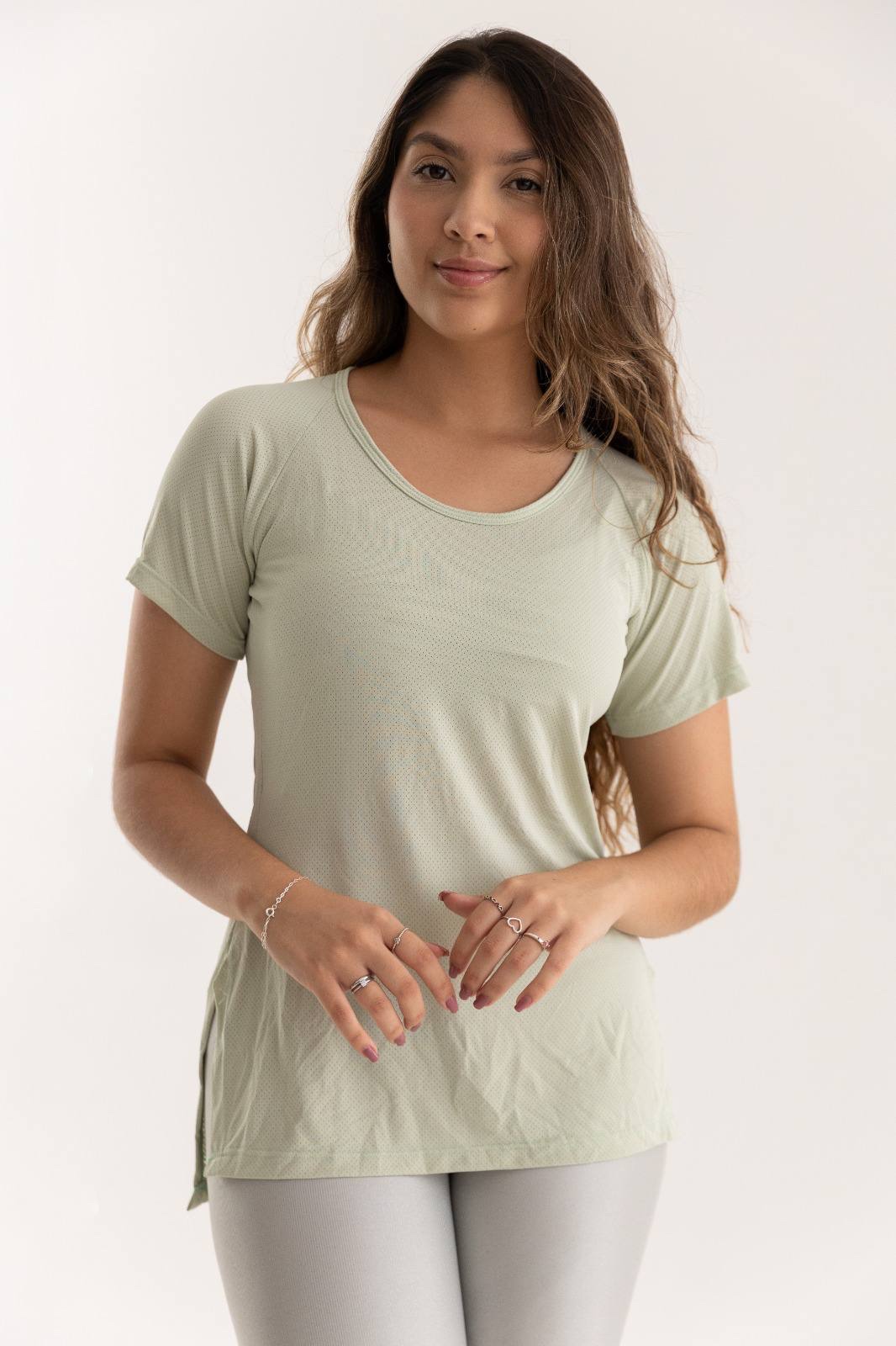 Blusa Tapa Bumbum Verde Menta Dry Fit - Imagem 2