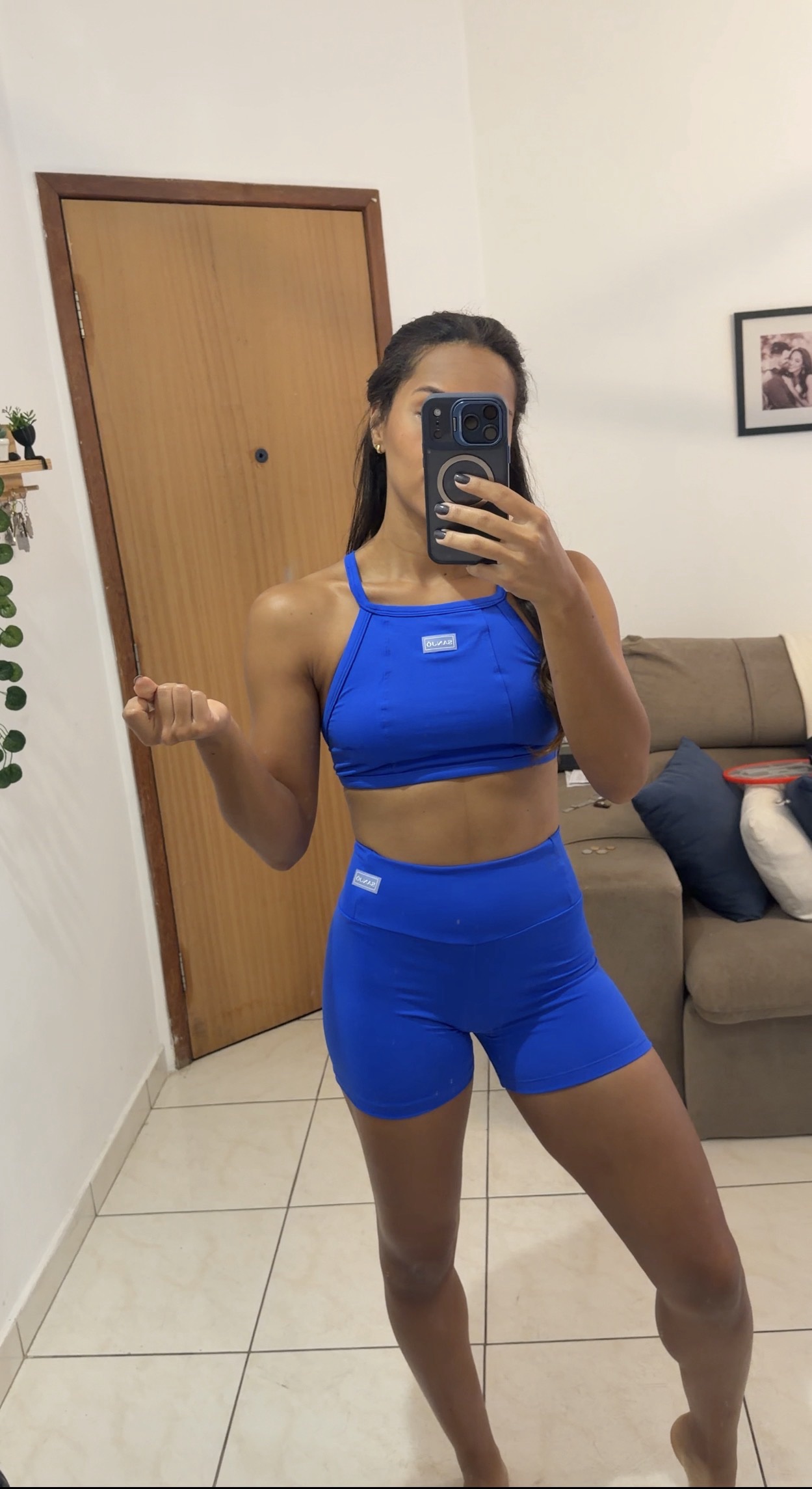 Conjunto de Short Liz Azul BIC - Imagem 2