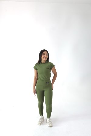 Legging Básica Verde Militar