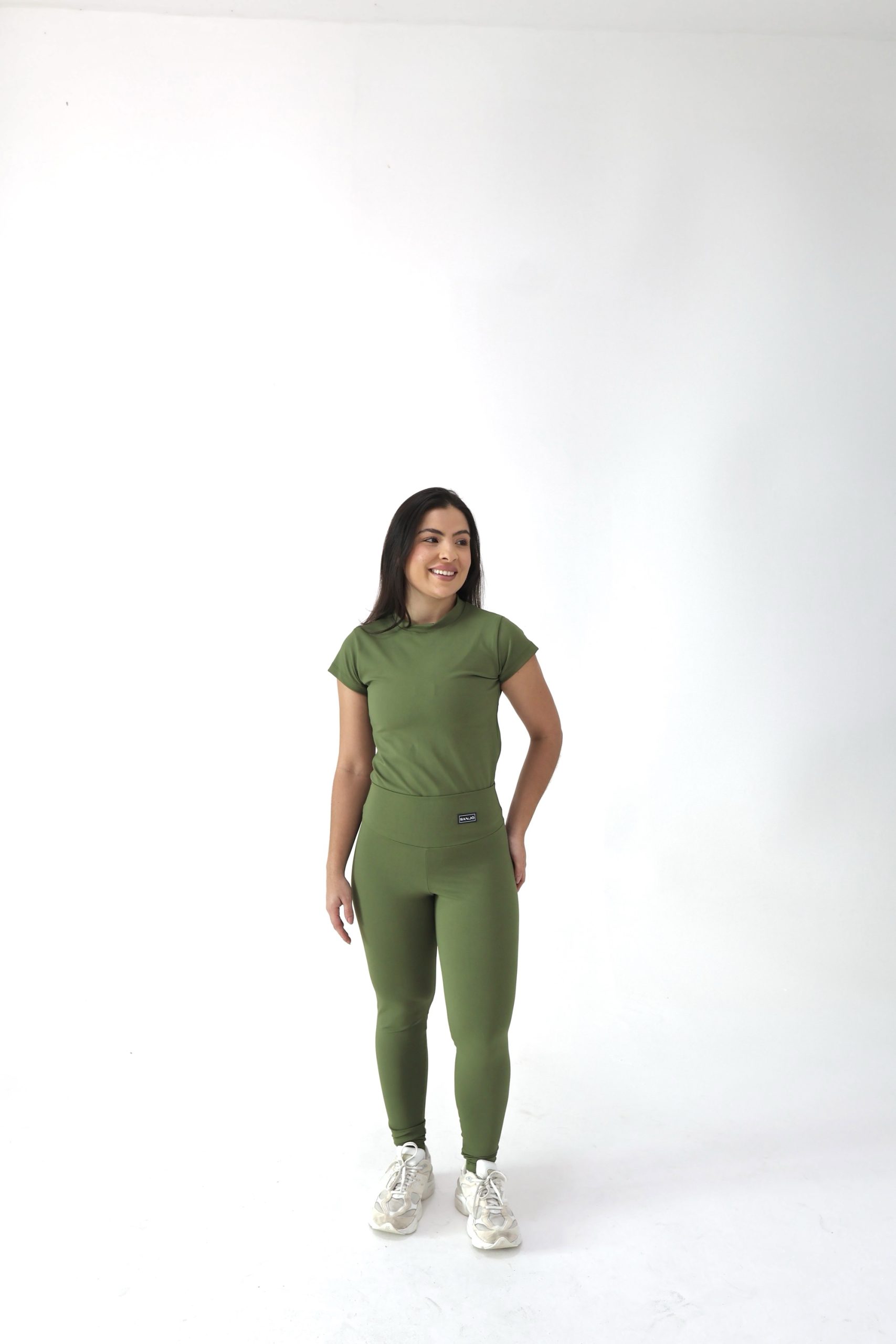 Legging Básica Verde Militar