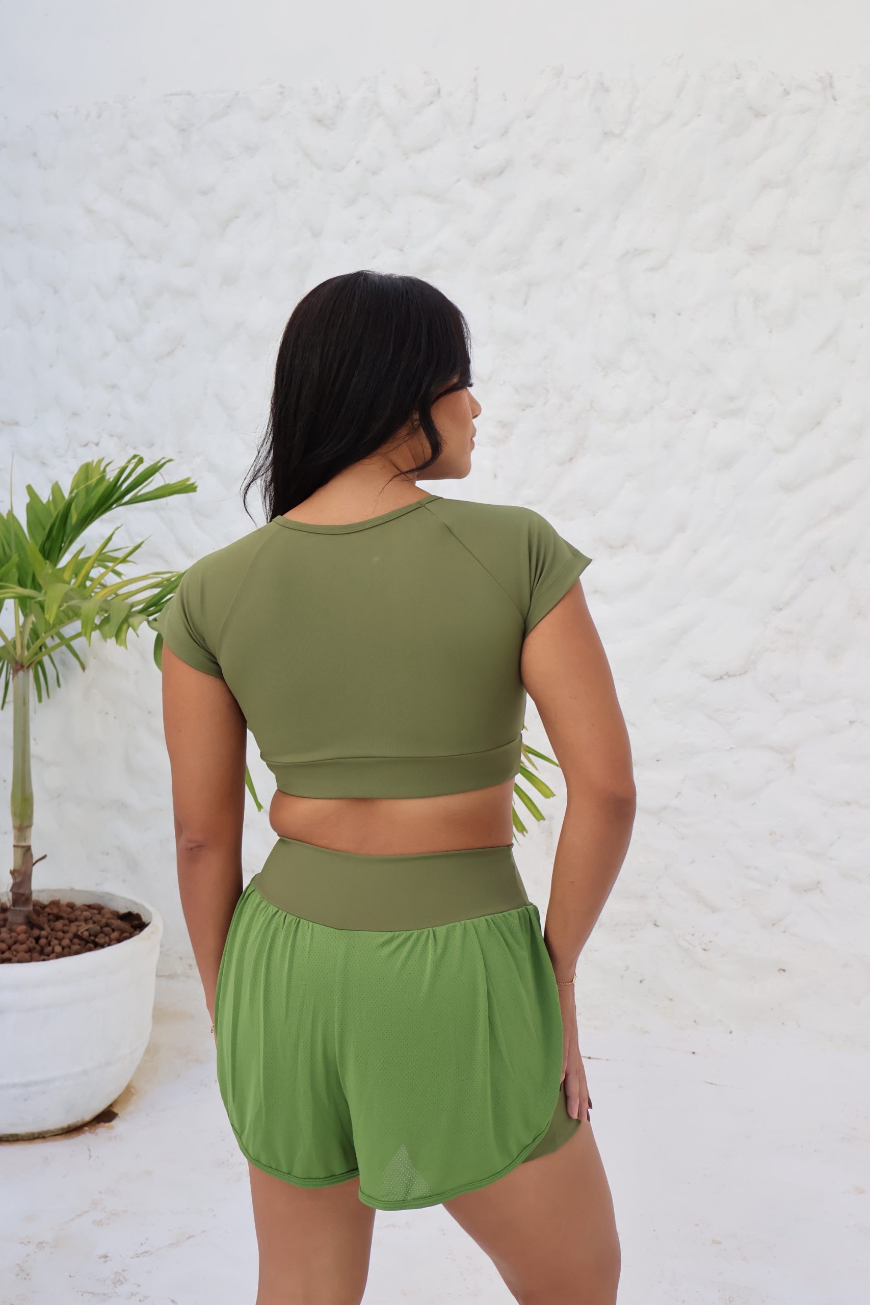 Cropped Princesa Verde Militar - Imagem 4