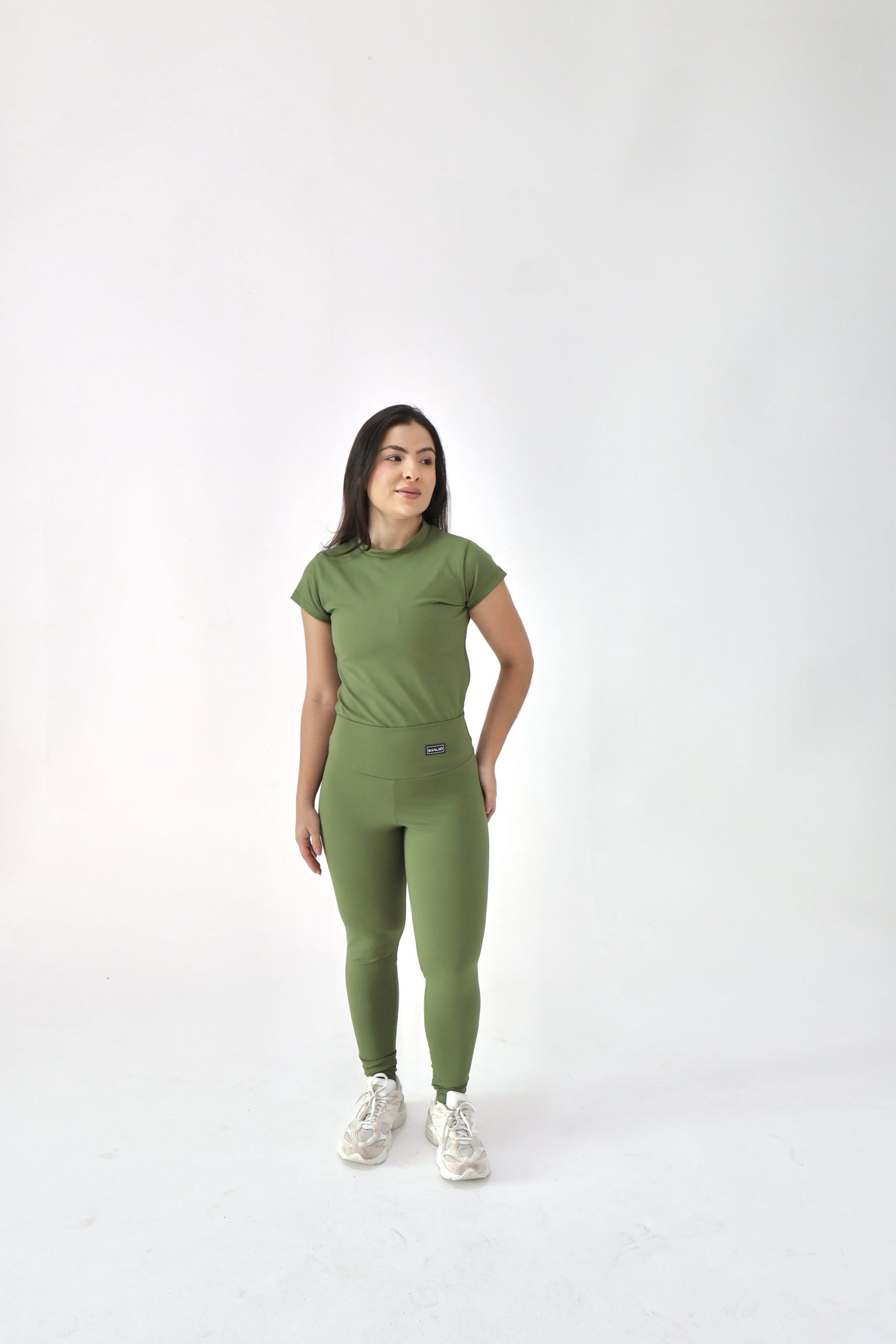 Legging Básica Verde Militar - Imagem 4